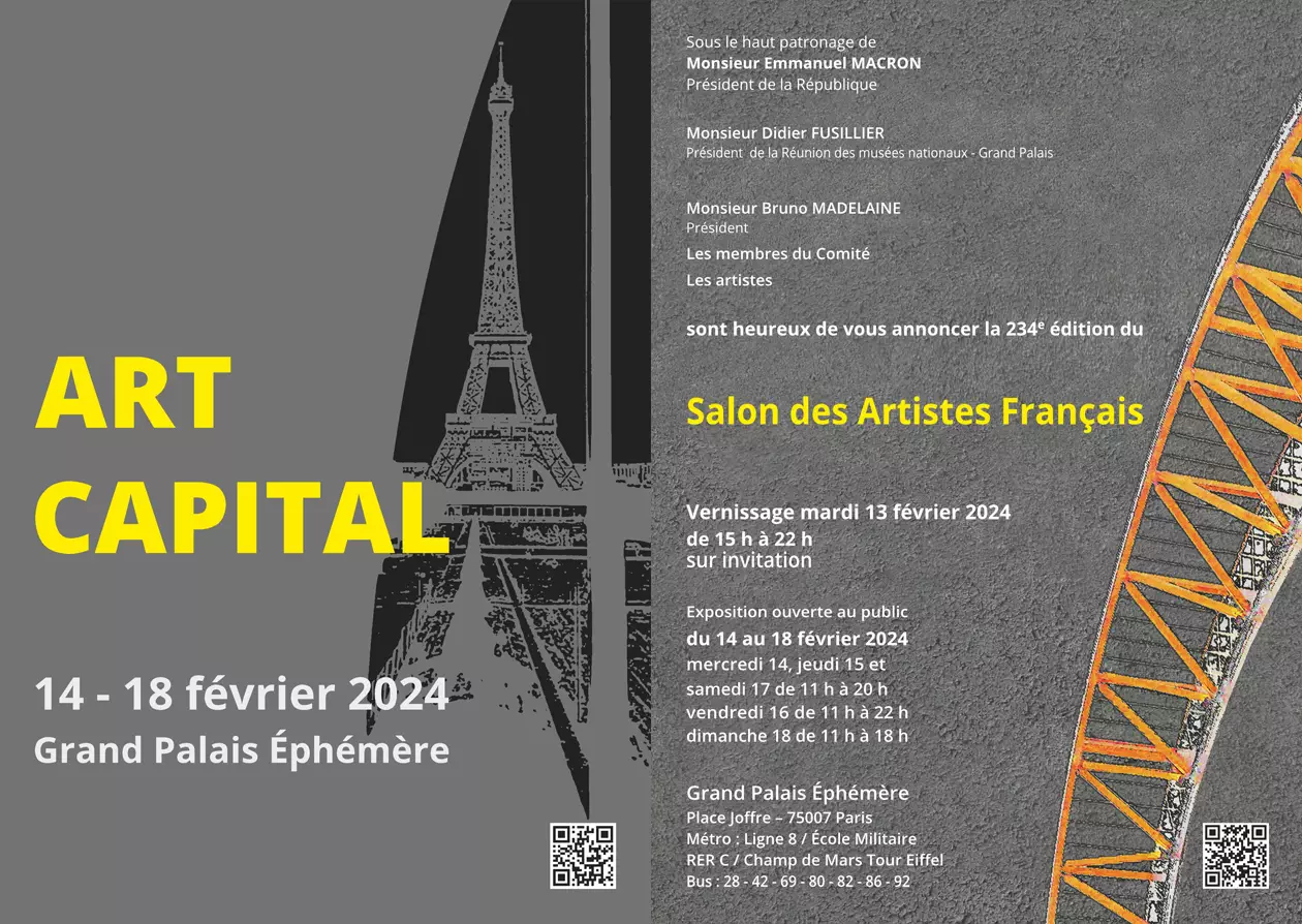 SIGNATURE Paris Le Mardi 14 F Vrier 2024 L Art Cach Enfin   1 Annonce Salon Des Artistes Francais 2024 